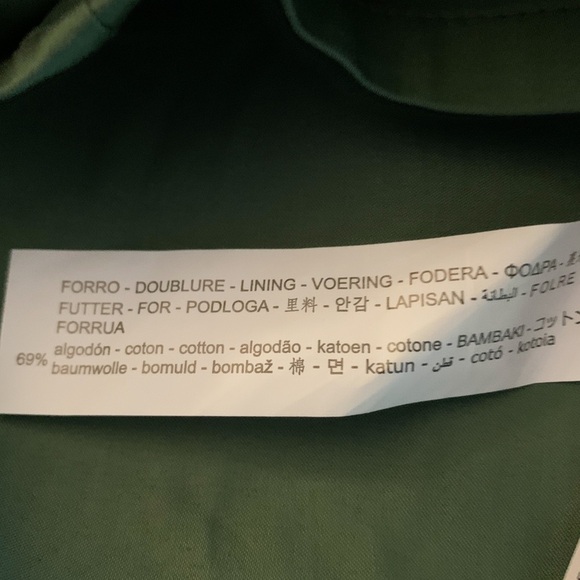 Zara Mini Skort Small NEW Camouflage - Picture 9 of 9